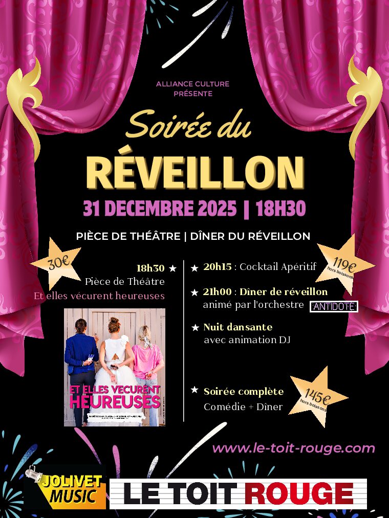 SPÉCIAL SOIRÉE DU RÉVEILLON ! 31 DÉCEMBRE